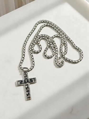 Collana uomo con - collana,