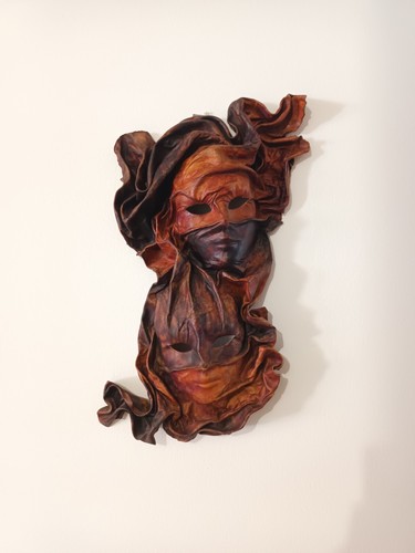Scultura parete pelle - da,