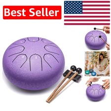 6-Inch Steel Tongue Drum in