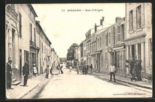 CPA Marans, Rue d´Aligre 