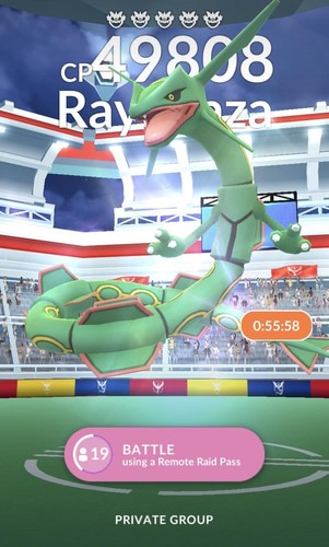 Rayquaza raid remoto - raid,