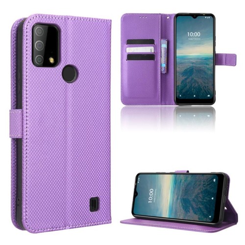 Custodia pelle viola per - in,