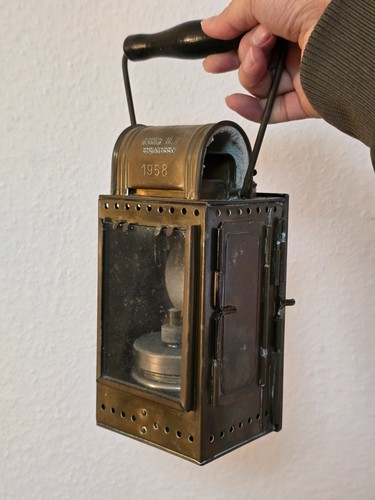 Antica lampada segnalazione - lampada, di
