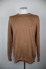 CALVIN KLEIN MAGLIONE MAGLIA LANA VINTAGE UOMO Tg. L MAN WOOL SWEATER CASUAL