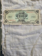 1000 AM LIRE SERIE 1943 A