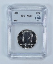 Mezzo dollaro Kennedy 1967 SMS