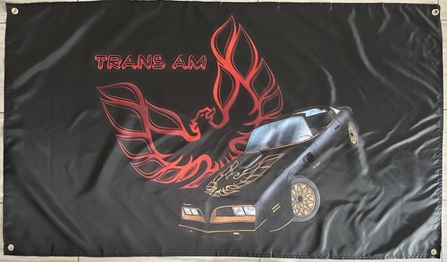 Pontiac trans 3x5ft flag - pontiac,