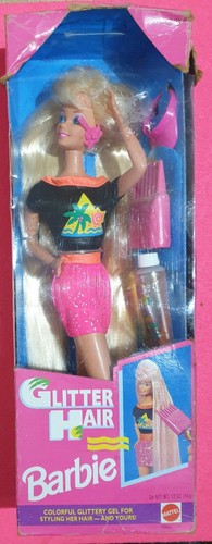 Barbie glitter hair - glitter, blonde