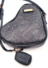 Alviero Martini ALV Tracolla cuore Donna Geo Classic Nera made in Italy