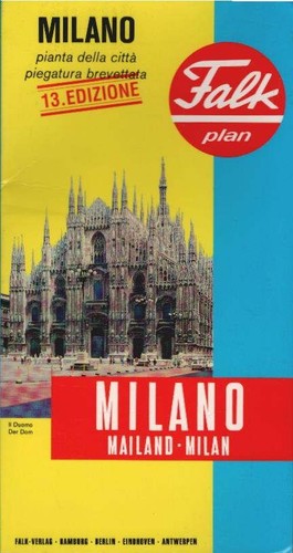Milano pianta della città - pianta,