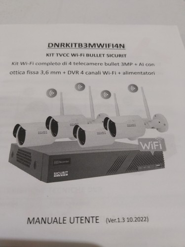 Kit videosorveglianza 0mpx - kit, 3.0mpx