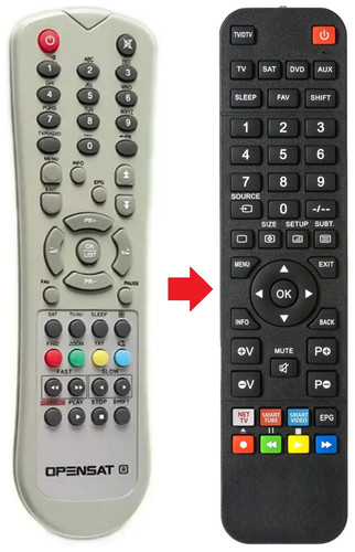 Telecomando adatto per edision - telecomando,