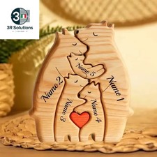 Puzzle famiglia orsi in - di,