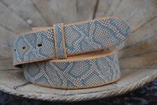 Cintura in pelle "Pitone