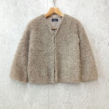 cappotto pelliccia boa grigio