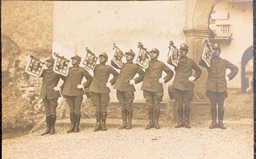 Cartolina militare compagnia - cartolina,