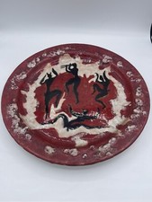 Grande Centrotavola Piatto Eugenio Pattarino Ceramica 1950 ca.