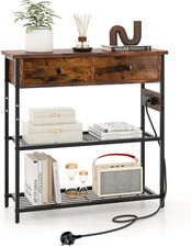 Consolle Ingresso Con 2 Cassetti E 2 Ripiani, Consolle Stretta Con Stazione Di R