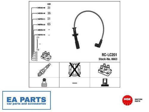 Kit cavi accensione - per, lancia