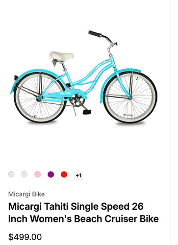 Macargi beach cruiser bike - macargi,