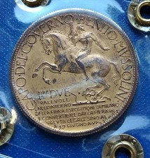 GETTONE REGNO V.E.III 2 LIRE 1928 EXPO MILANO,NC,CU 10,30 GR CIRCA,SIGIL-BB SPL