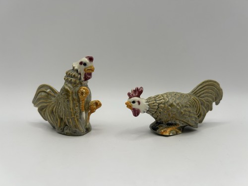 Coppia statuine pollo - , gallo