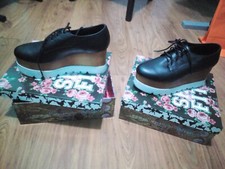 Jeffrey Campbell Berliner Platform  Zeppa 39 nero USATO 2 VOLTE SCATOLA ORIGINAL