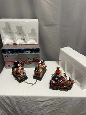 set treno babbo natale e amici