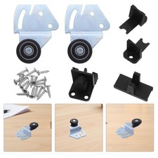  2 Sets Di Carrucole Rulli Per