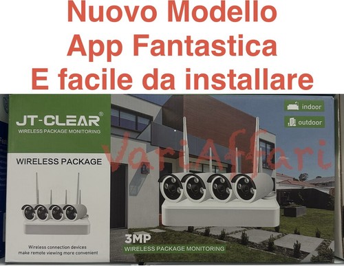 Kit videosorveglianza wireless - kit,