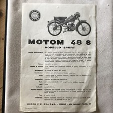 Depliants Motom Sport 48s