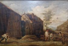 Dipinto antico Olio Su Tavola