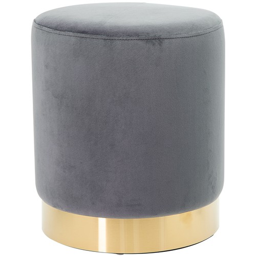 Pouf poggiapiedi velluto - pouf, in