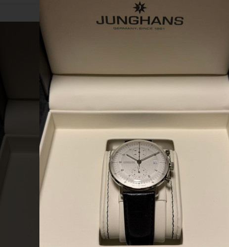Junghans max bill cronoscopio - junghans,