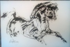 Quadro "Cavallo" carta 44 x 63