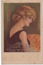 ART NOUVEAU -VISO DI DONNA #255