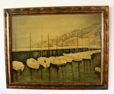 DIPINTO "PAESAGGIO INVERNALE