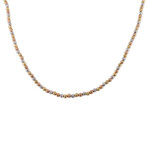 Collana donna sfere diamantate - collana,