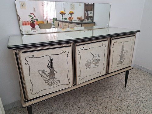 Credenza color beige ante - beige,