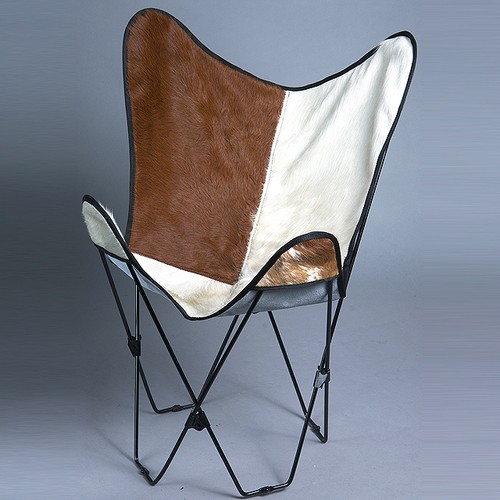 Sedia farfalla vera pelle - sedia,