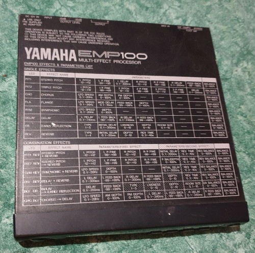 Yamaha emp100 multi effect - multi,
