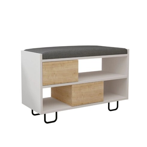 Panca scarpiera legno - panca, con