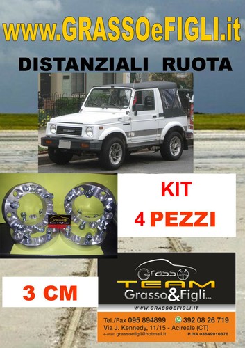 Kit distanziali ruota for - 4,