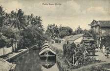 PC CPA CEYLON - SRI LANKA, PADDA BOATS, VINTAGE POSTCARD (b14737)