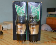 NOS Coppia di tubi valvole Zaerix Mullard U18/20 FW4/800 (V40)