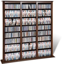 Media Storage Tower Espresso