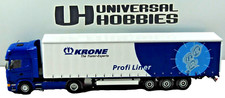 COME NUOVO UH 1:50 SCANIA R 580 V8 camion e tenda rimorchio corona profi liner promozione