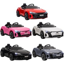 HOMCOM Macchina Elettrica per Bambini 5 Anni Licenza Audi con Telecomando