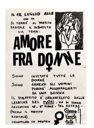 Amore fra donne - –, volantino