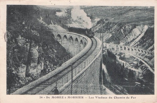Carte postale ancienne morez - carte,